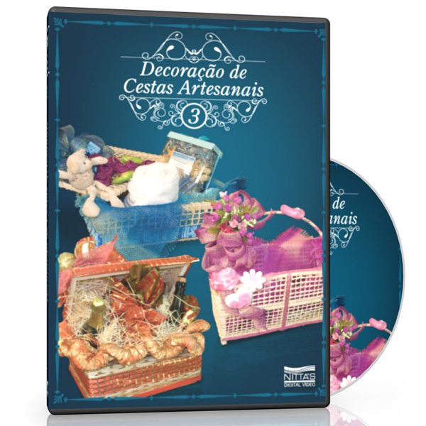 DVD DECORA��O DE CESTAS ARTESANAIS 3 
